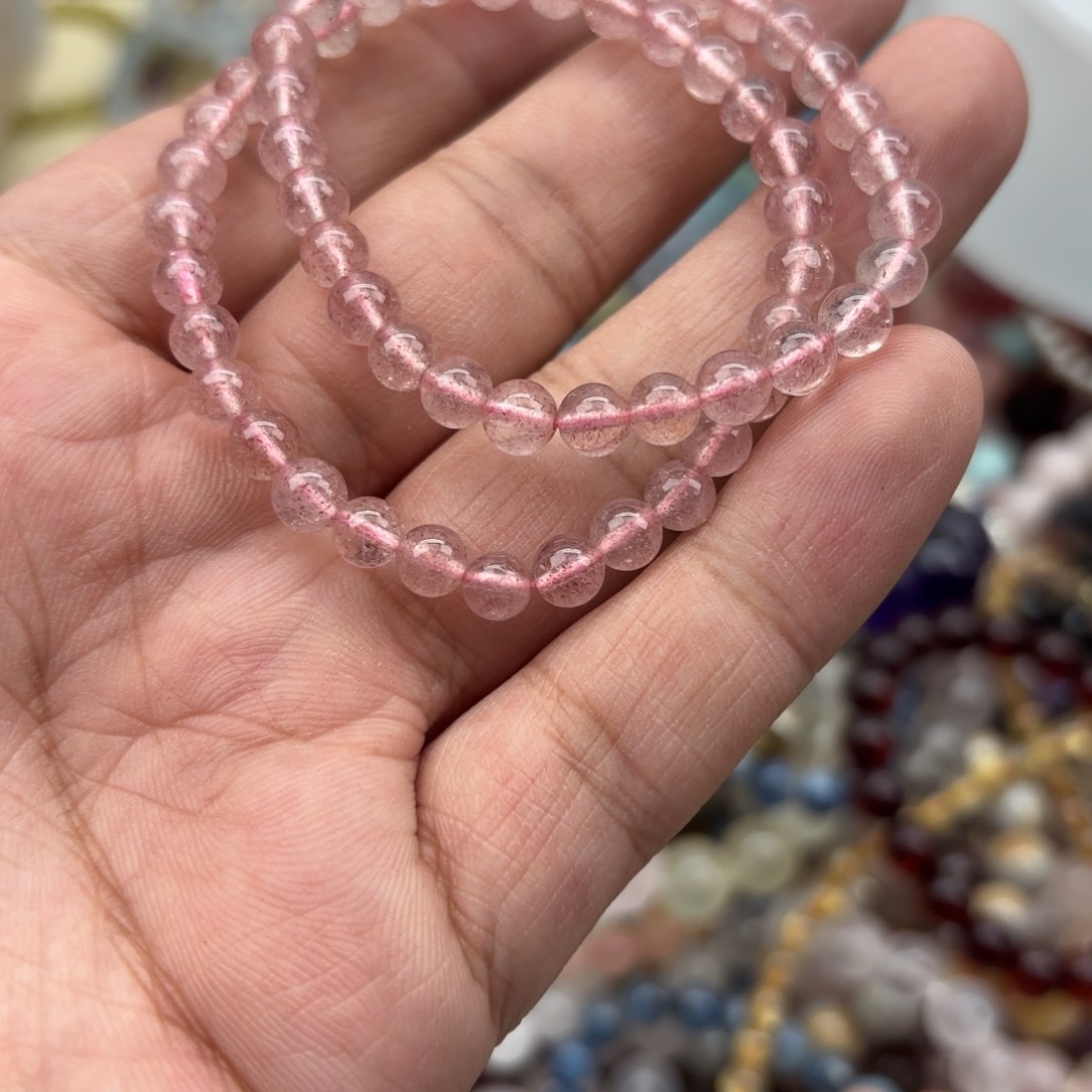 银S925镶嵌水晶手链