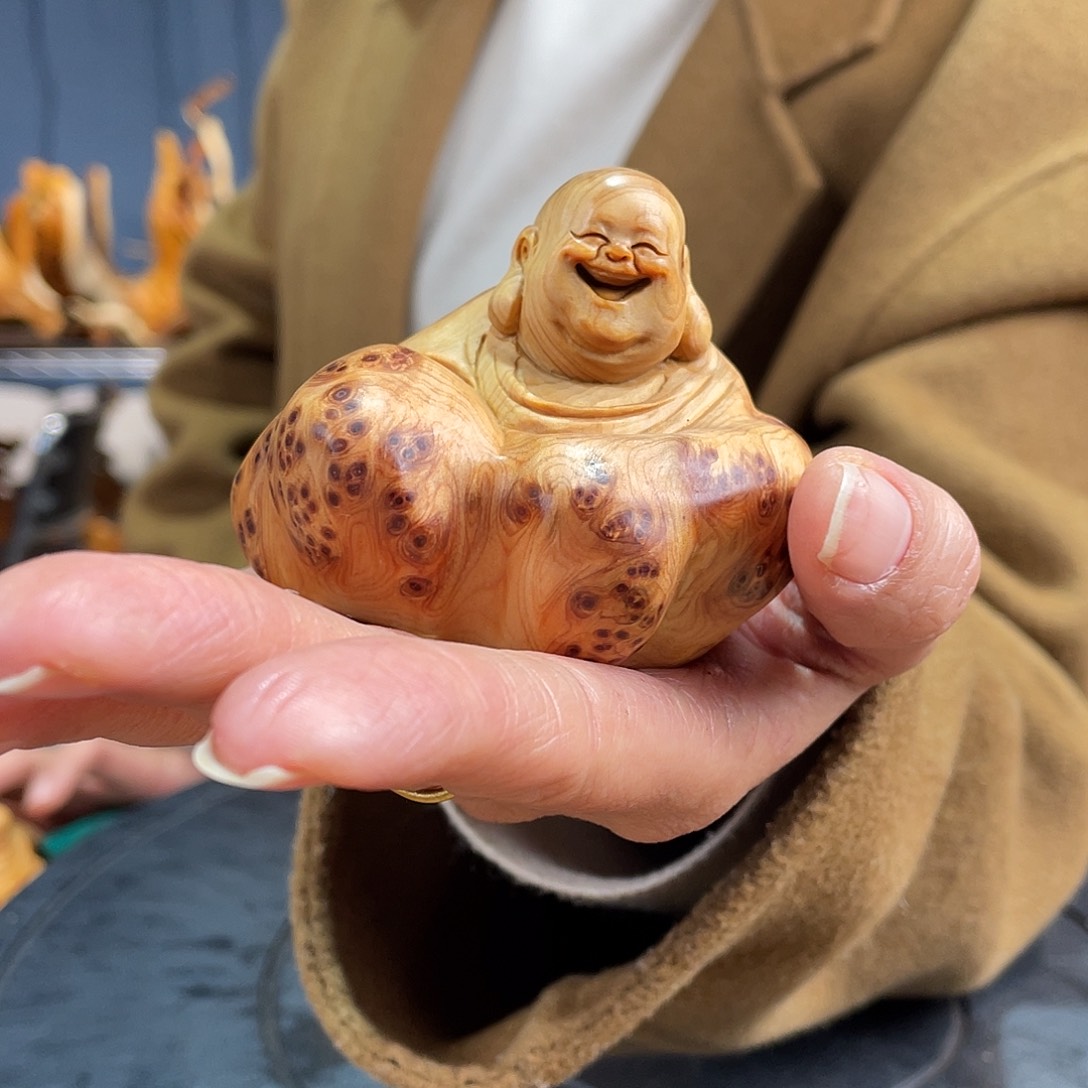 柏木（崖柏）手把件