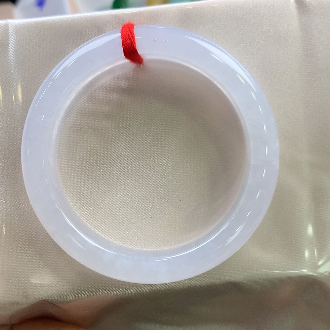 翡翠未镶嵌手镯51正圈