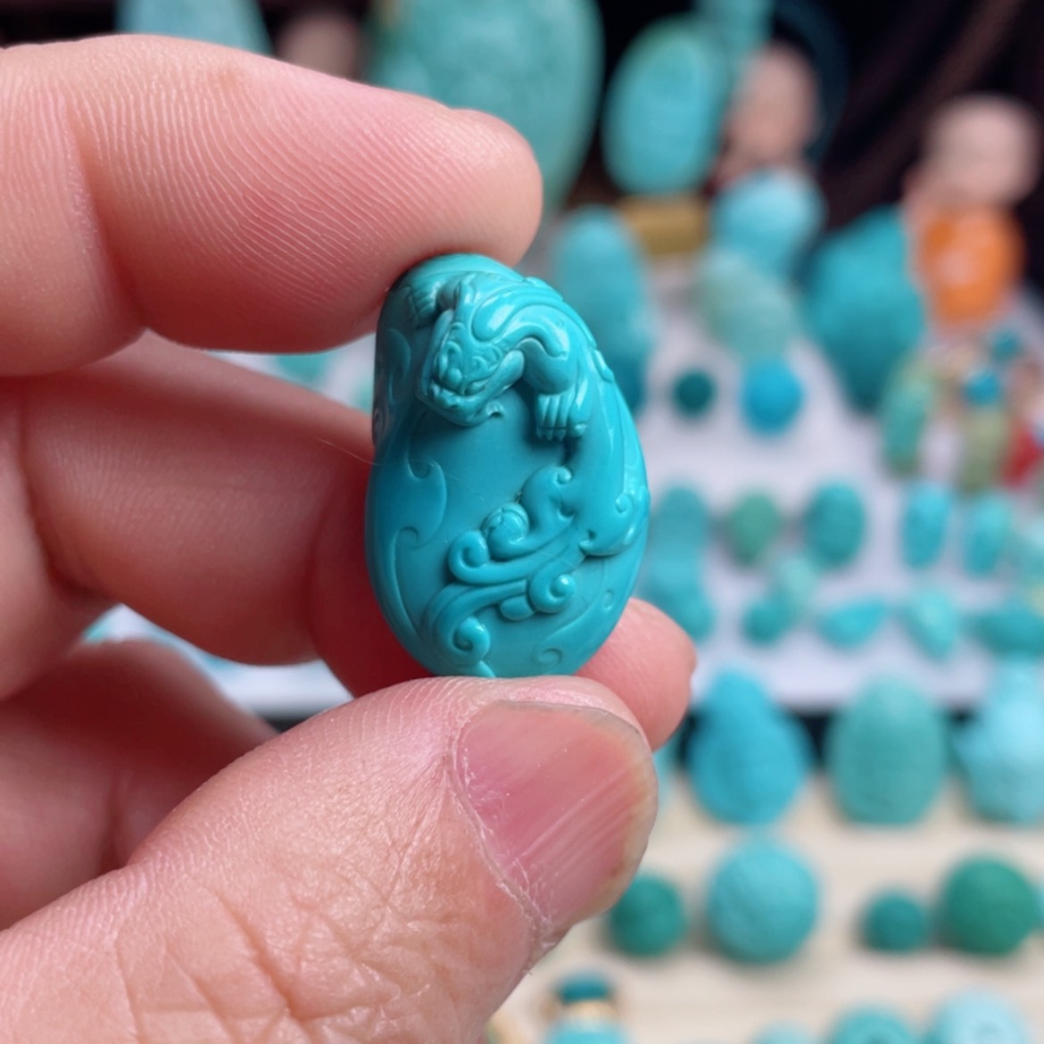 【闪购商品】绿松石吊坠(不含链)未镶嵌