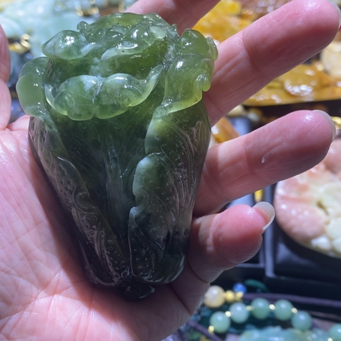 【闪购商品】岫玉毛衣链未镶嵌