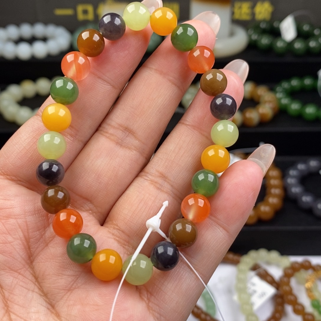 和田玉手串未镶嵌