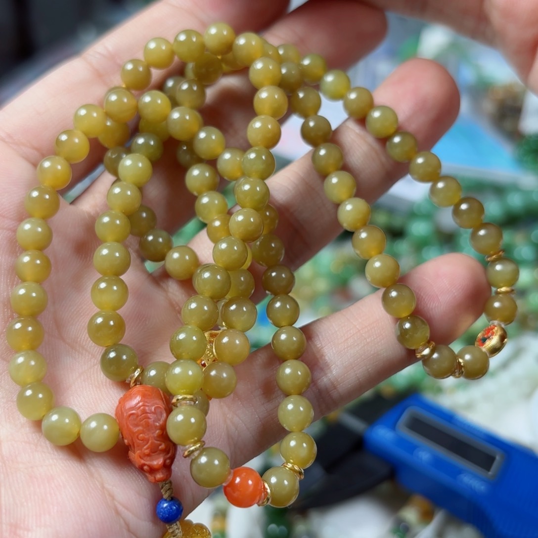 和田玉手链未镶嵌