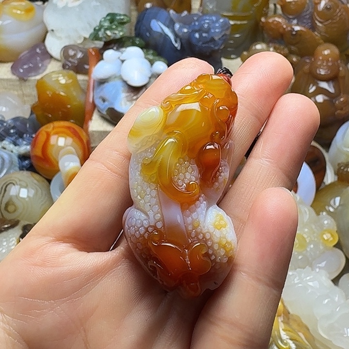 玛瑙/玉髓未镶嵌饰品