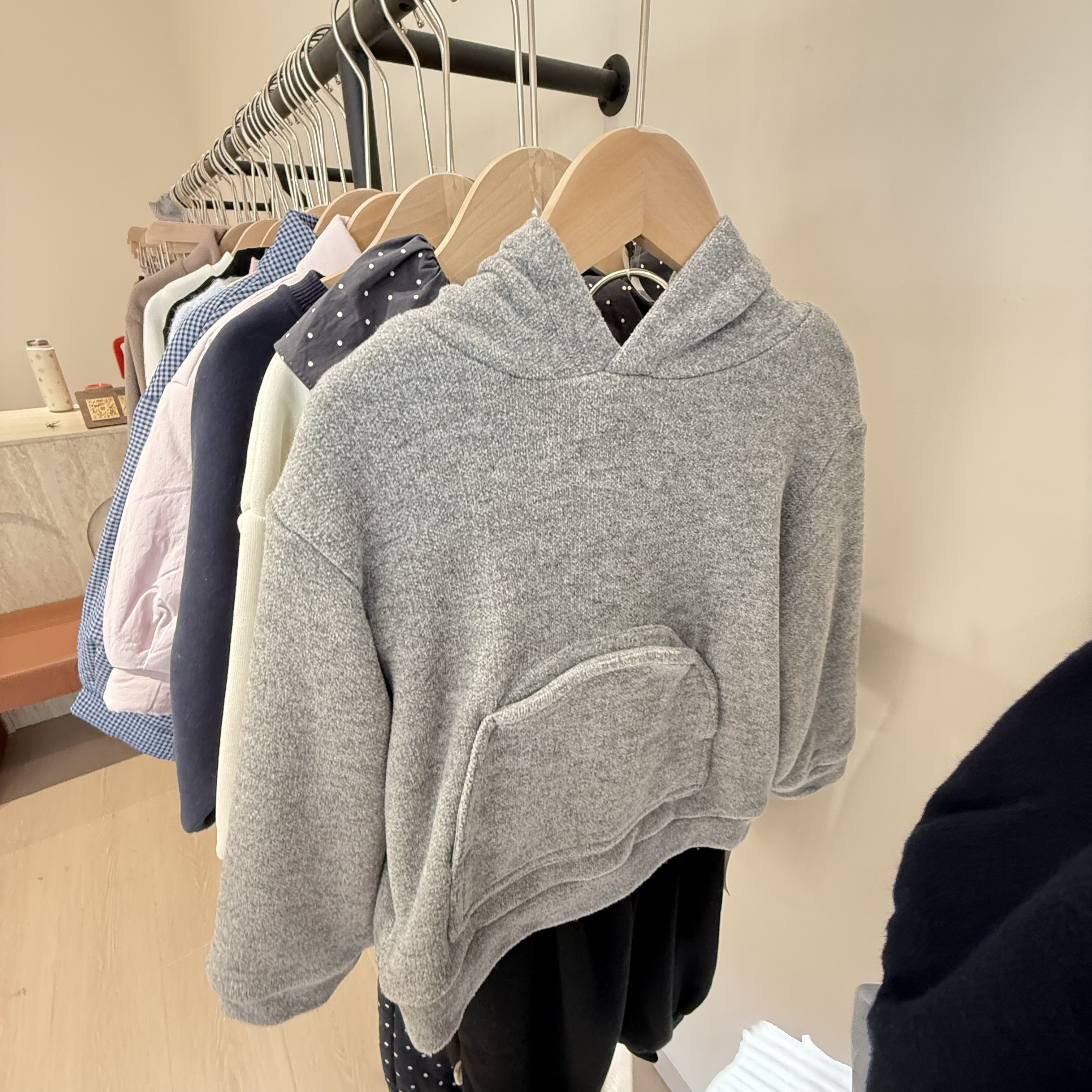 冬款新款潮流兔耳朵连帽卫衣男童女童宝宝上衣秋冬装