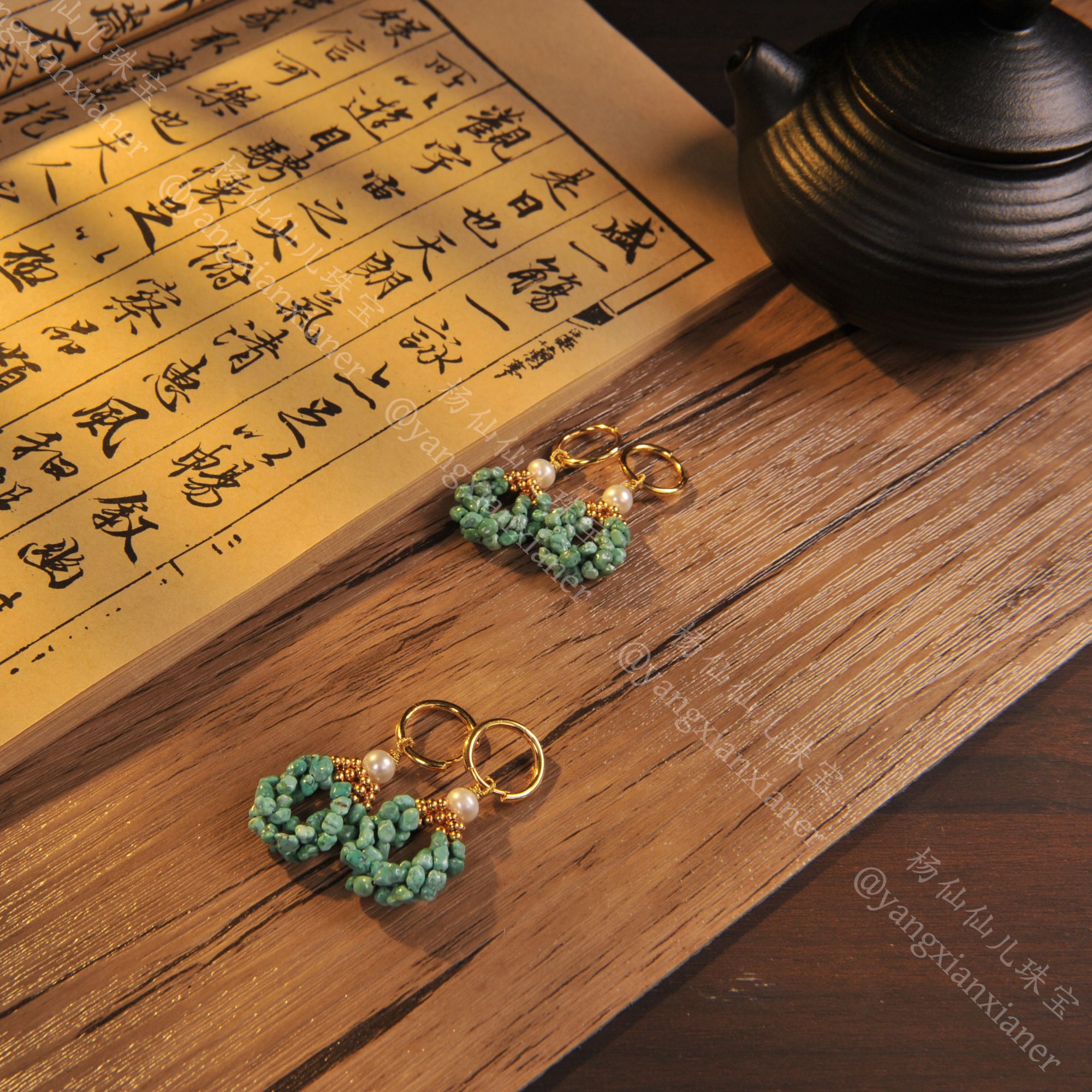 925银耳饰 【杨仙仙珠宝】银镶耳扣一对  多样性发其一 X5181  自发