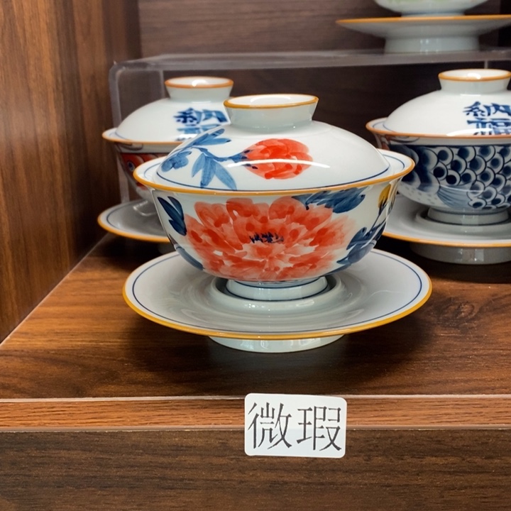 釉下老陶泥手工绘制