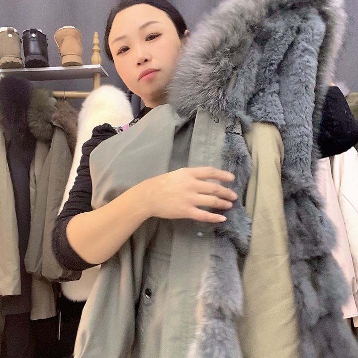 ?****?狐狸毛皮草外套女装外套