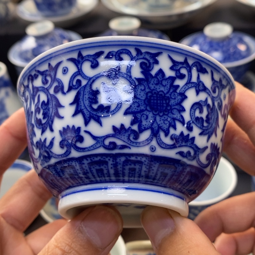 【闪购商品】景德镇青花主人杯