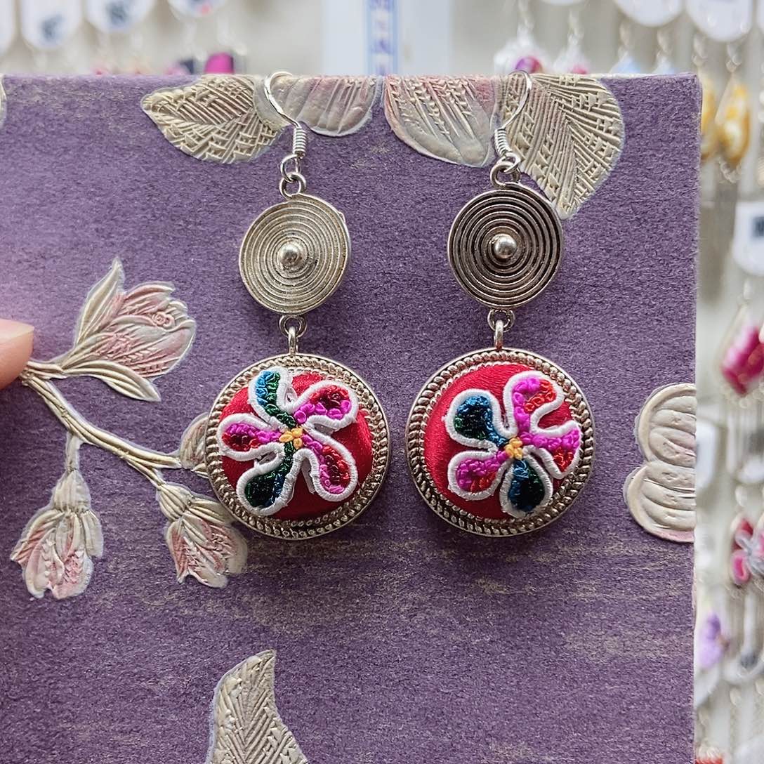 手串/手链核桃打籽绣耳环