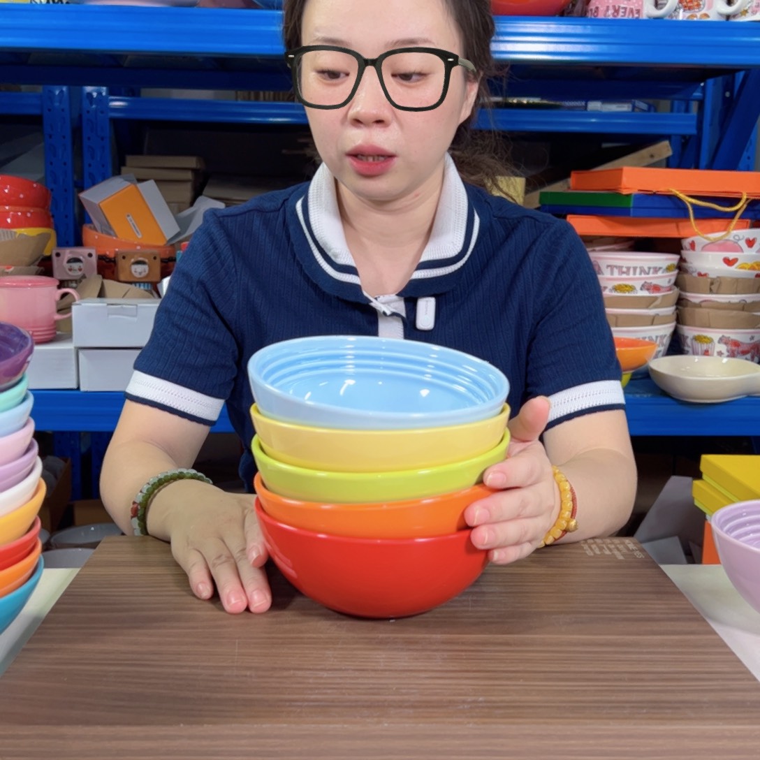 陶瓷温哥华黄蓝绿橙红
