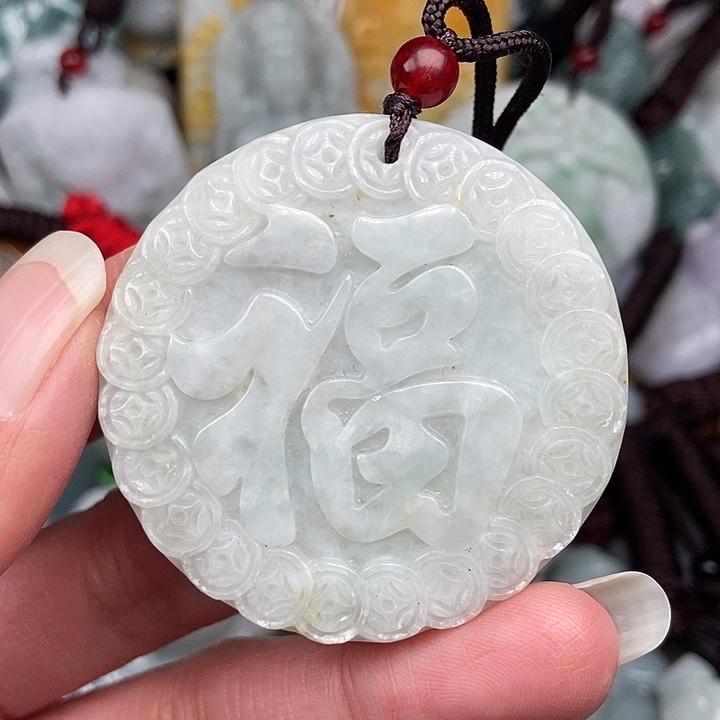 颈饰未镶嵌翡翠翡翠