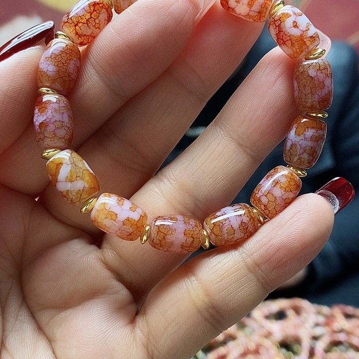 玛瑙/玉髓颈饰合金