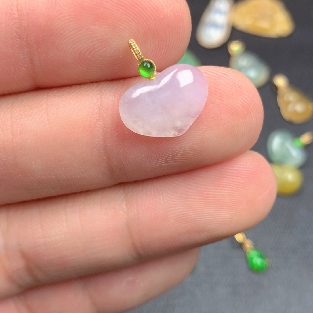 【闪购商品】颈饰18K金镶嵌翡翠翡翠