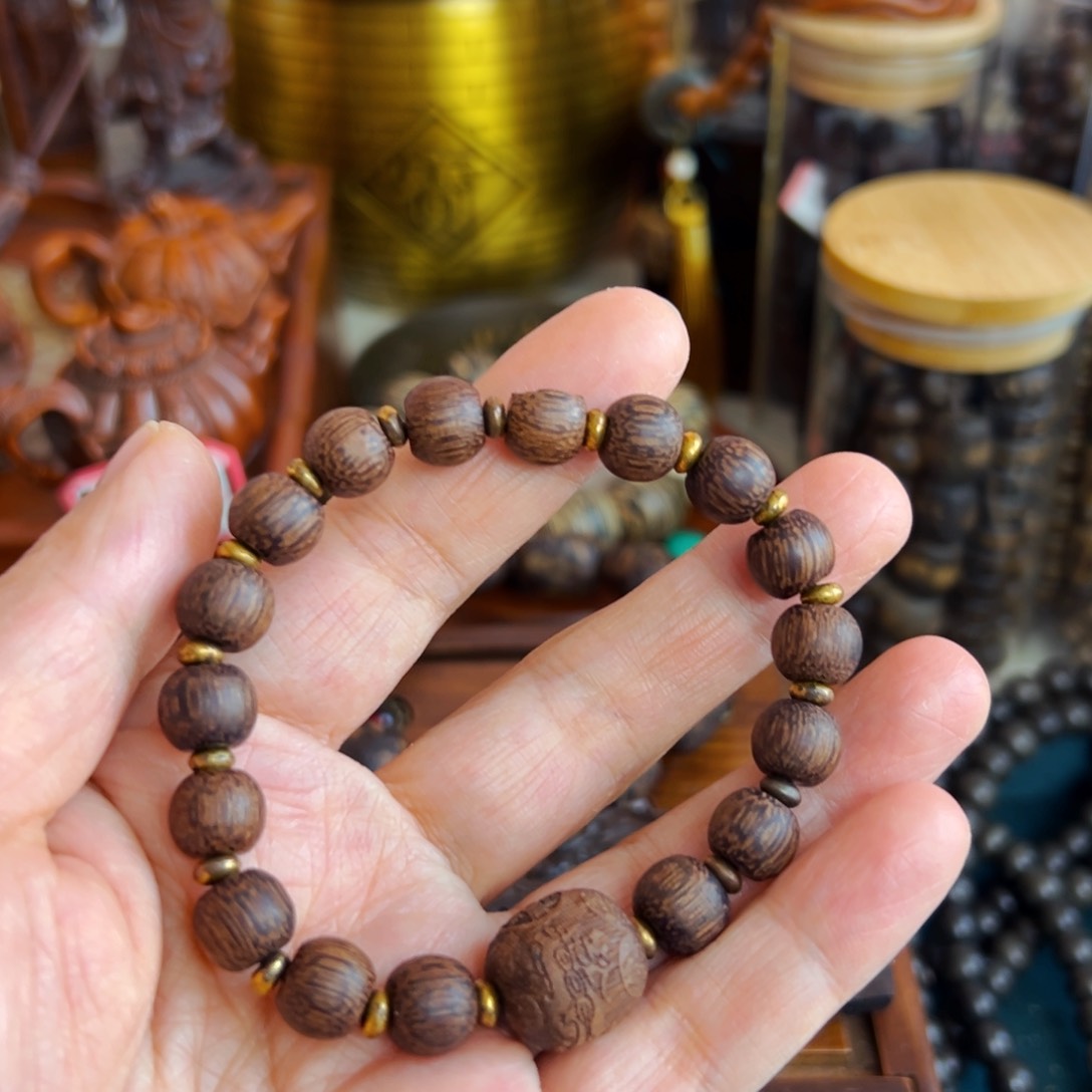 阴沉木年货节福利活动文玩手串把件摆件