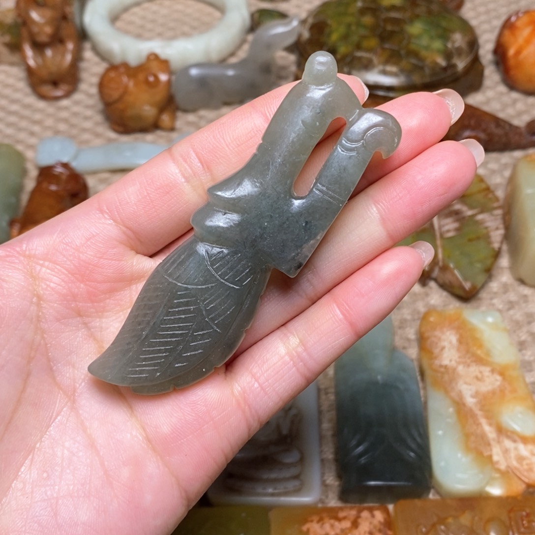 白玉菩提吊坠白玉菩提白玉菩提摆件