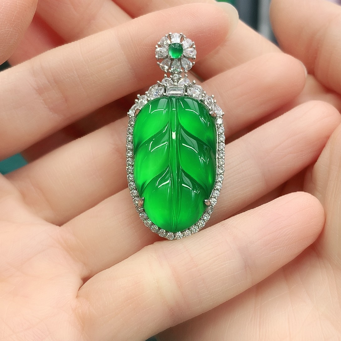 银S925镶嵌吊坠玛瑙/玉髓