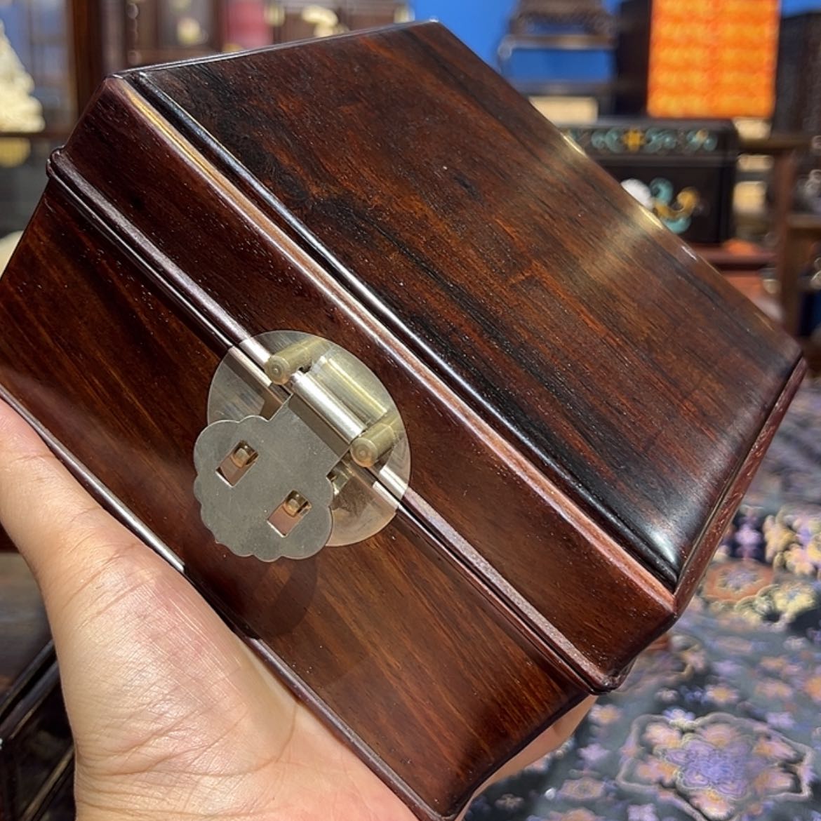 【闪购商品】红酸枝木类成套家具盒子