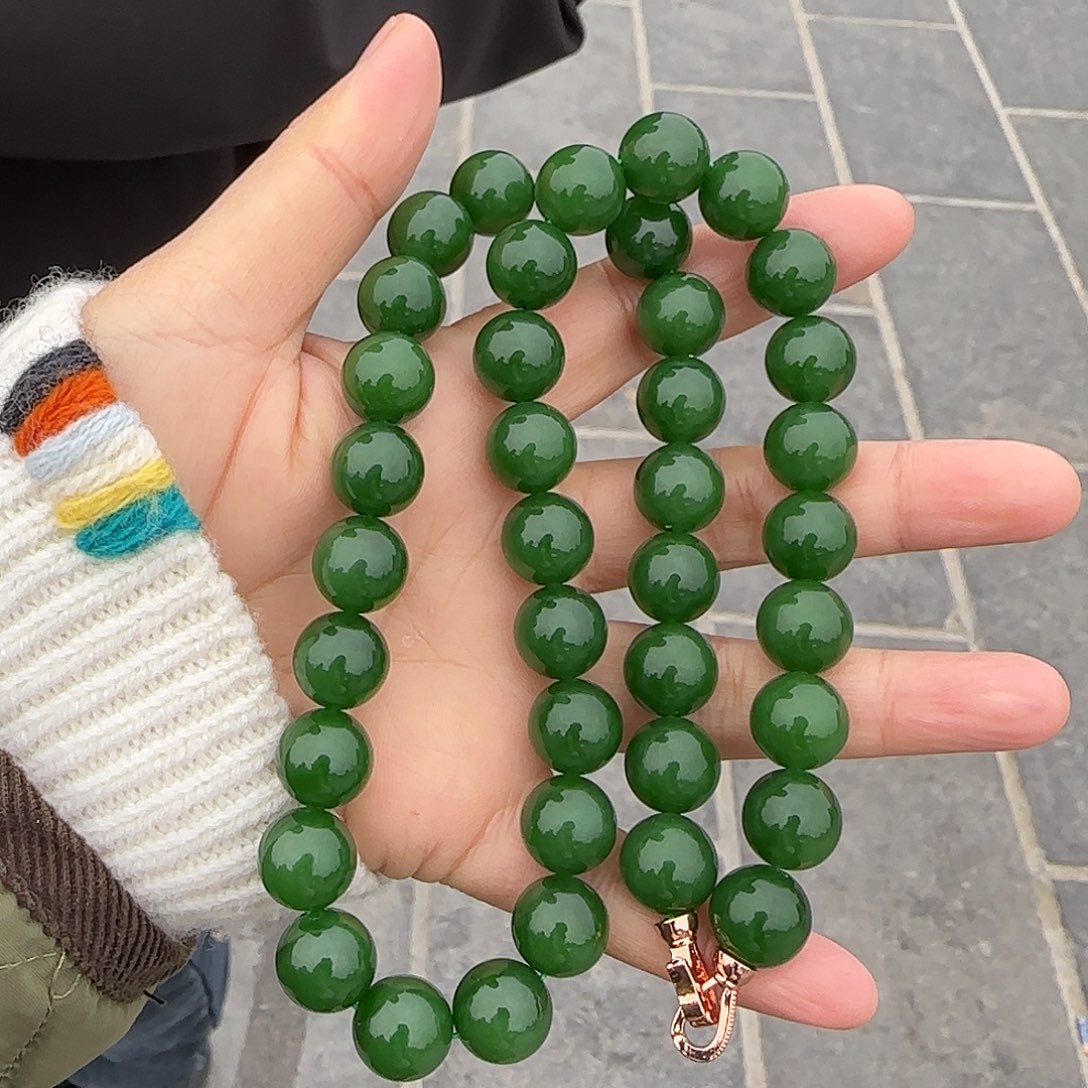 和田玉颈饰未镶嵌卡12