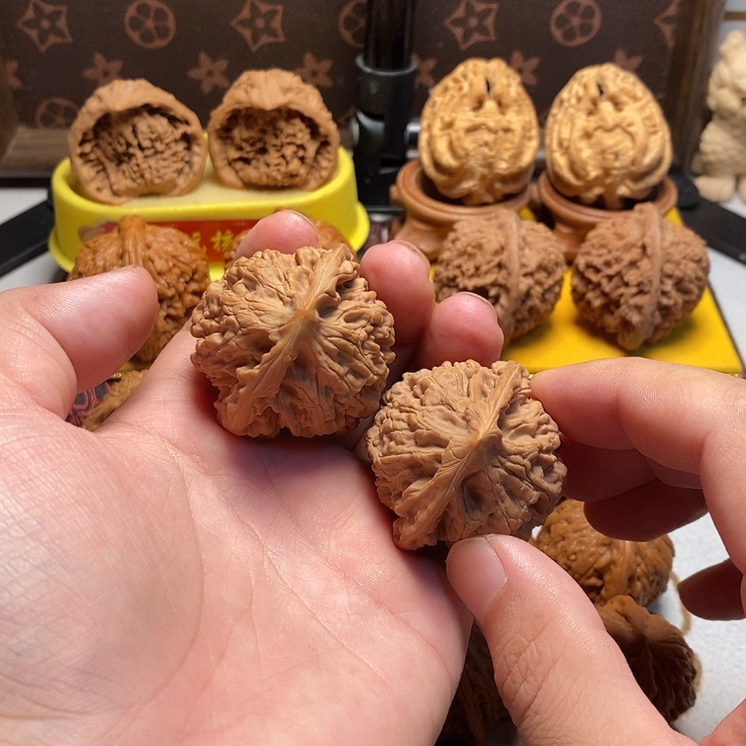 把件文玩核桃45尺官帽