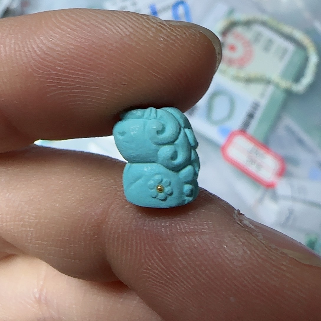 绿松石珠宝半成品未镶嵌