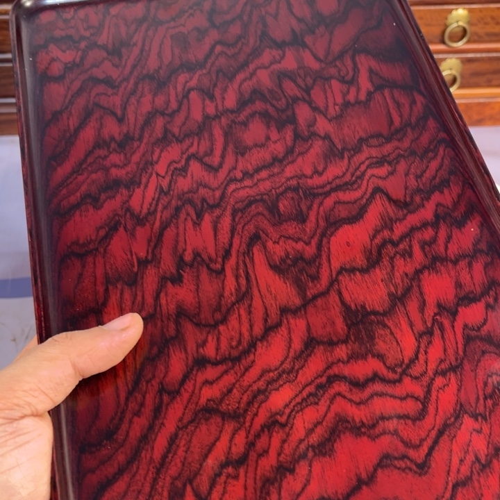 木红酸枝独板托盘