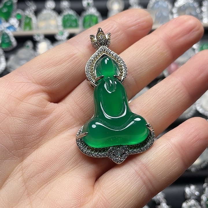 合金挂件玛瑙/玉髓