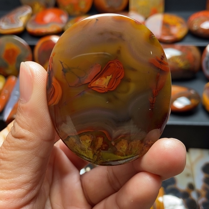 玛瑙/玉髓吊坠(不含链)未镶嵌云****…