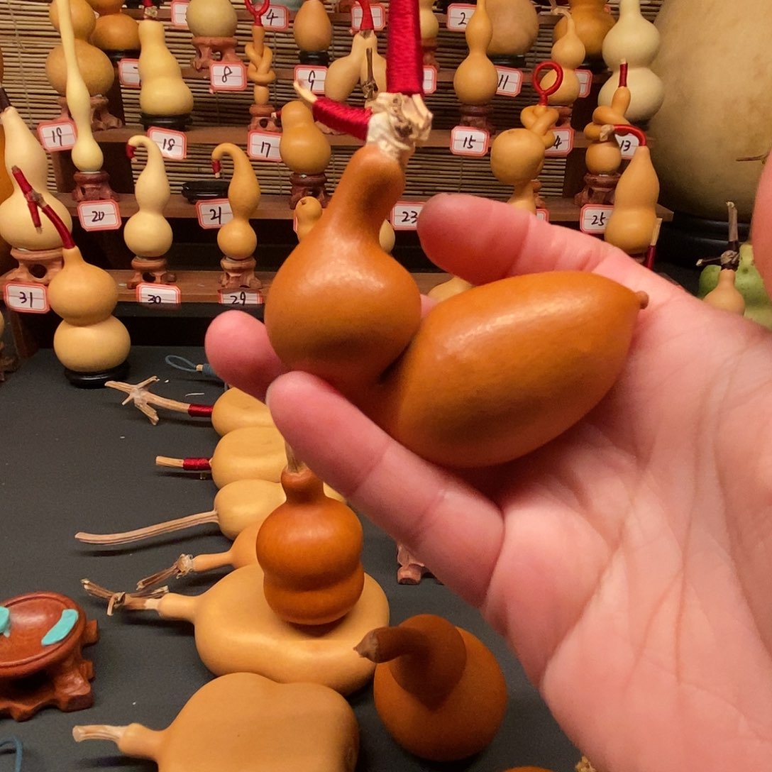 陈***哥砖雕文玩葫芦文玩葫芦