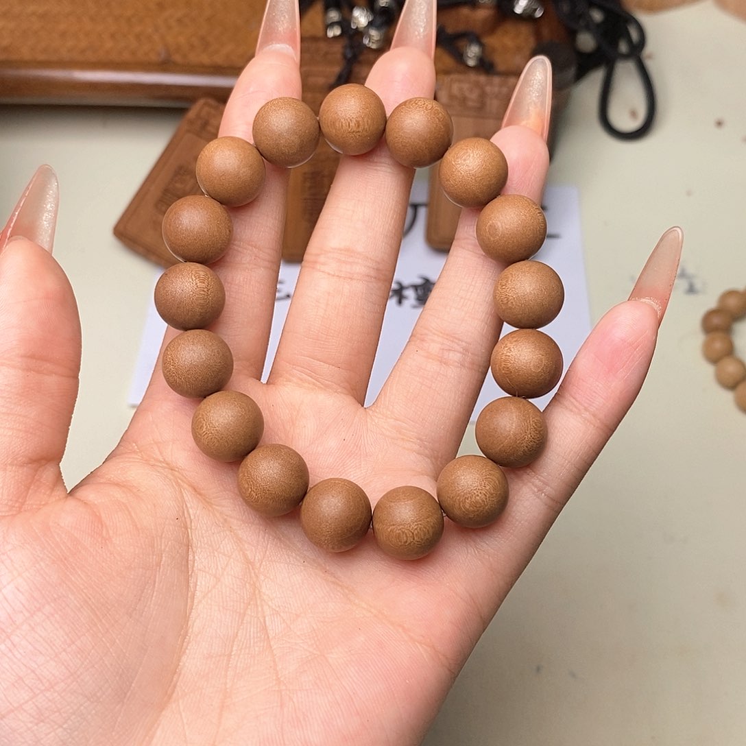 檀香木手串/手链1.2手串黑