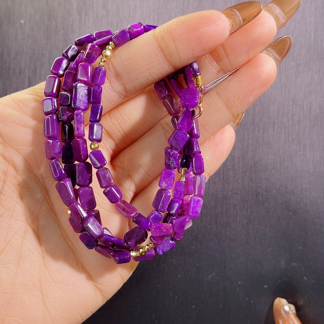 苏纪石（舒俱来）项链k金未镶嵌