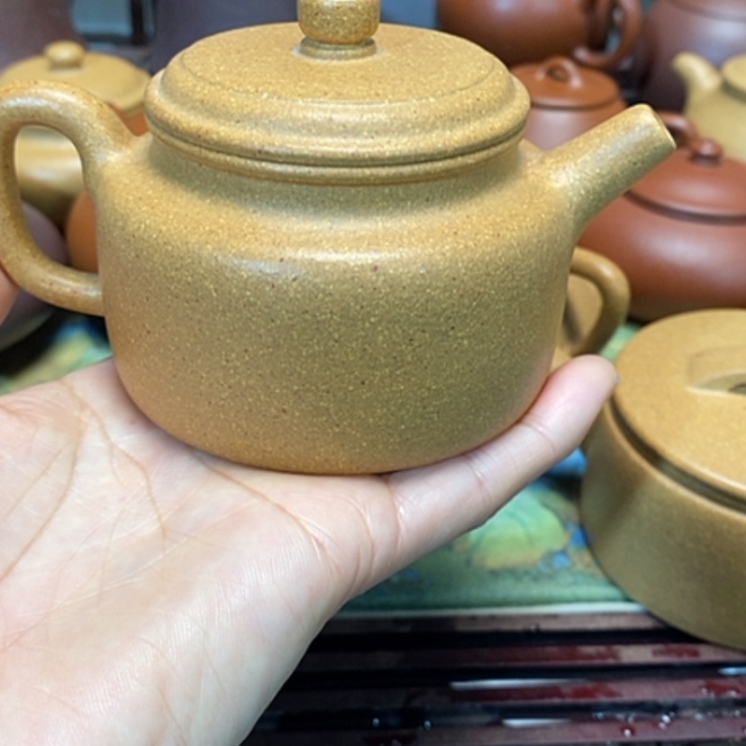 【闪购商品】紫砂茶壶黄金段半手工