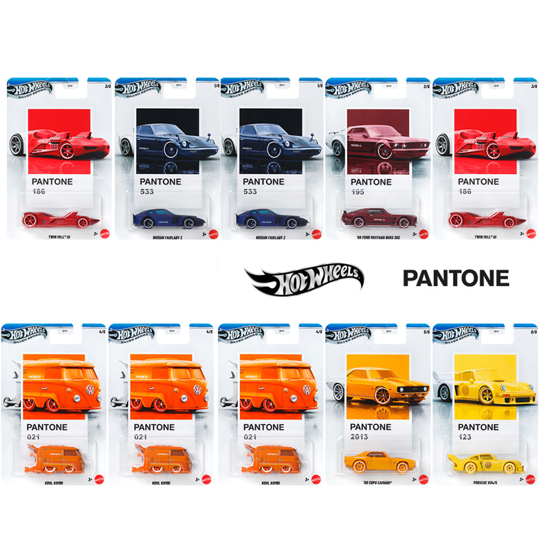 风火轮银标高普潘通色卡保时捷大众冬瓜科迈罗淑女Z合金小车