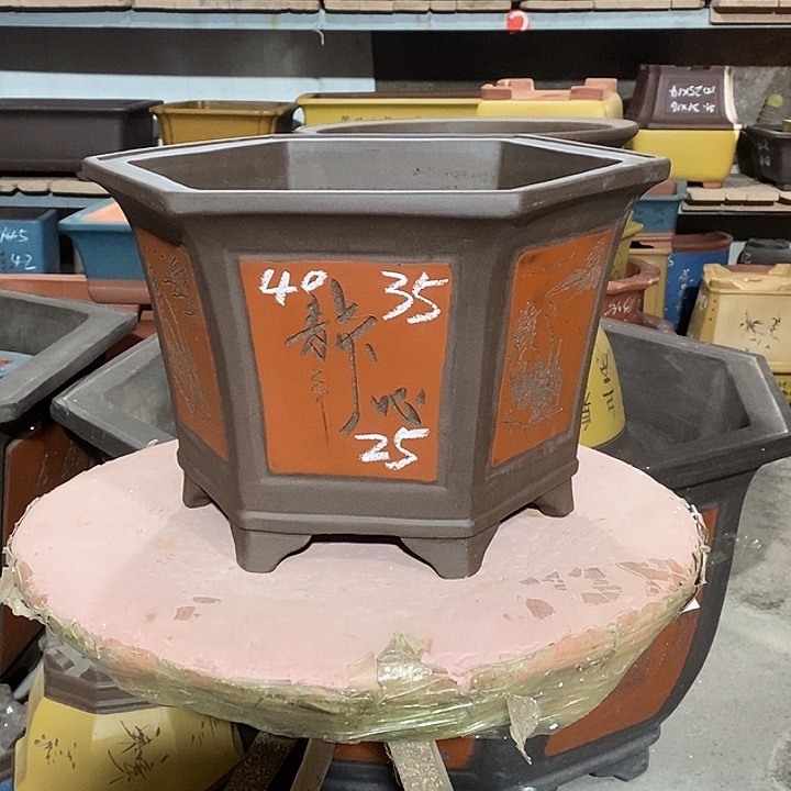 宜兴紫砂花盆花盆