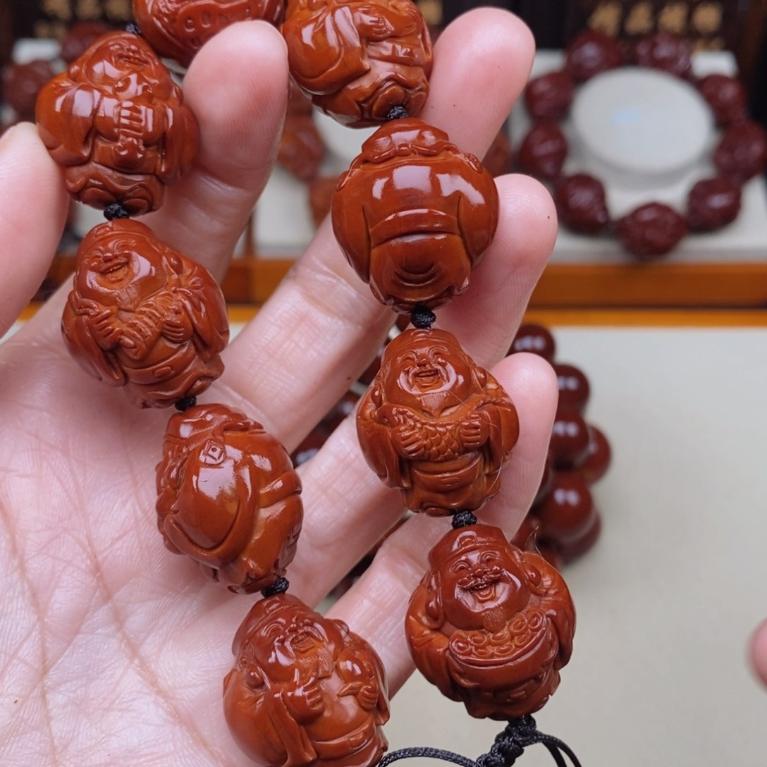 橄榄核手串筛***网财神财神