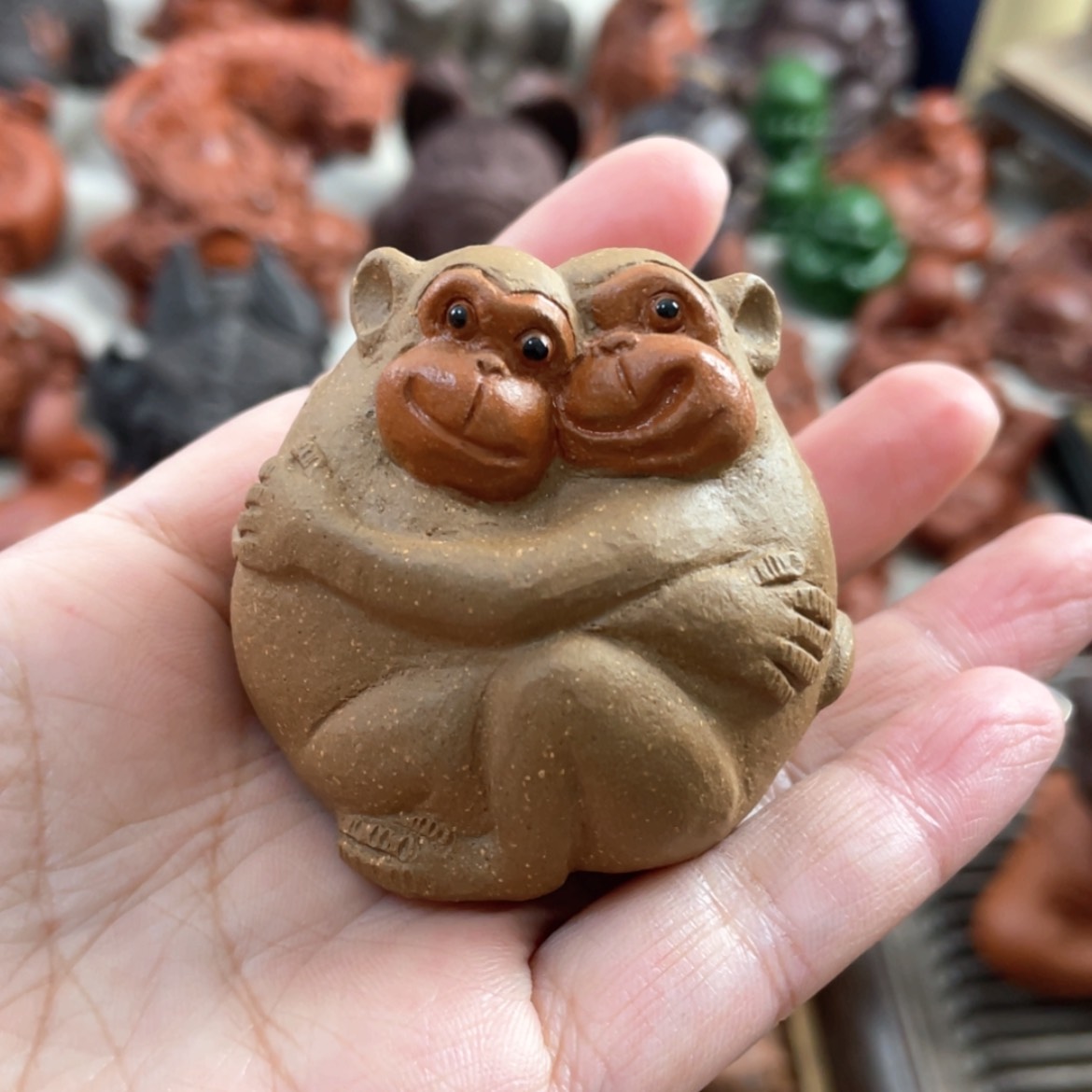 【闪购商品】紫砂茶宠紫砂猴子