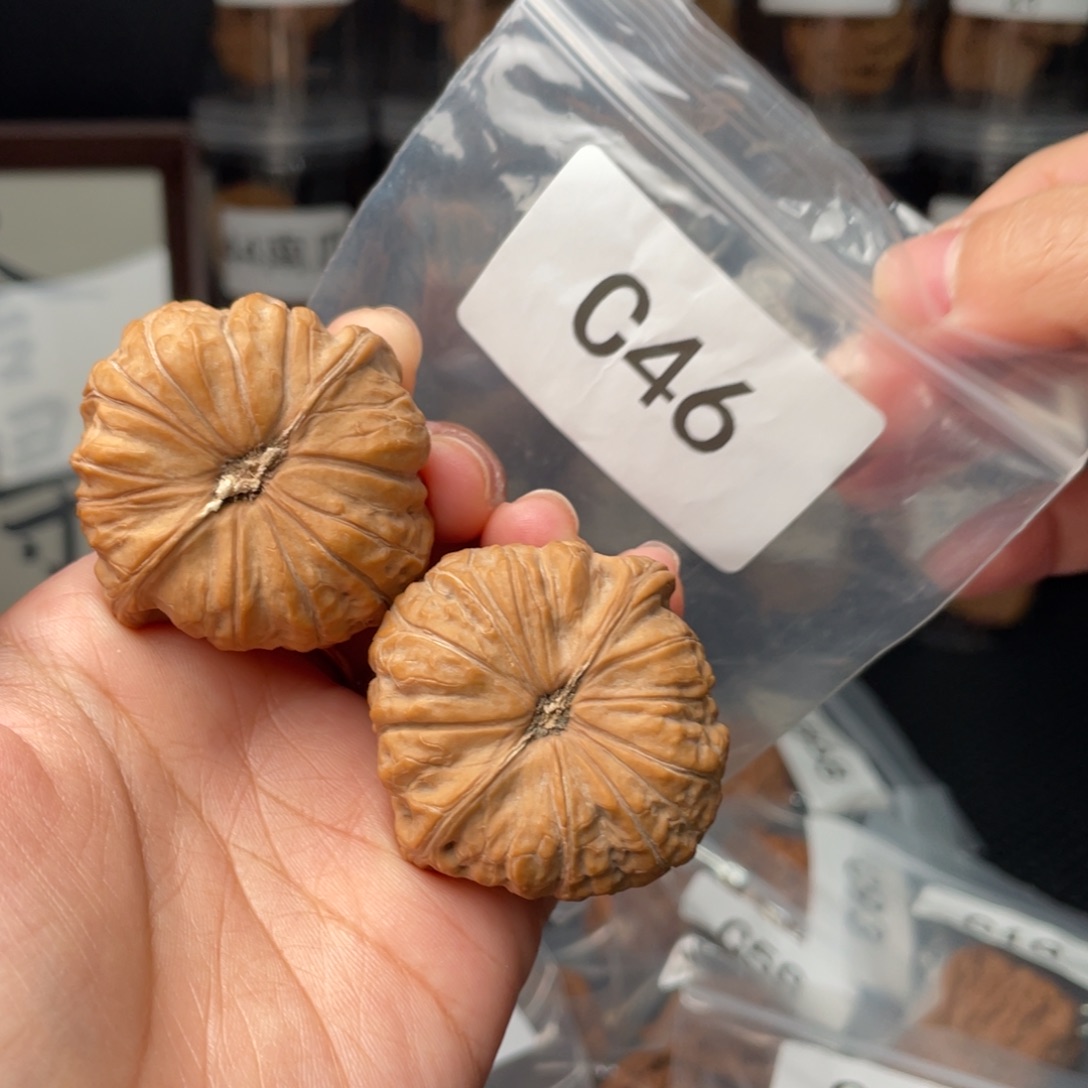 文玩核桃把件全品43南瓜