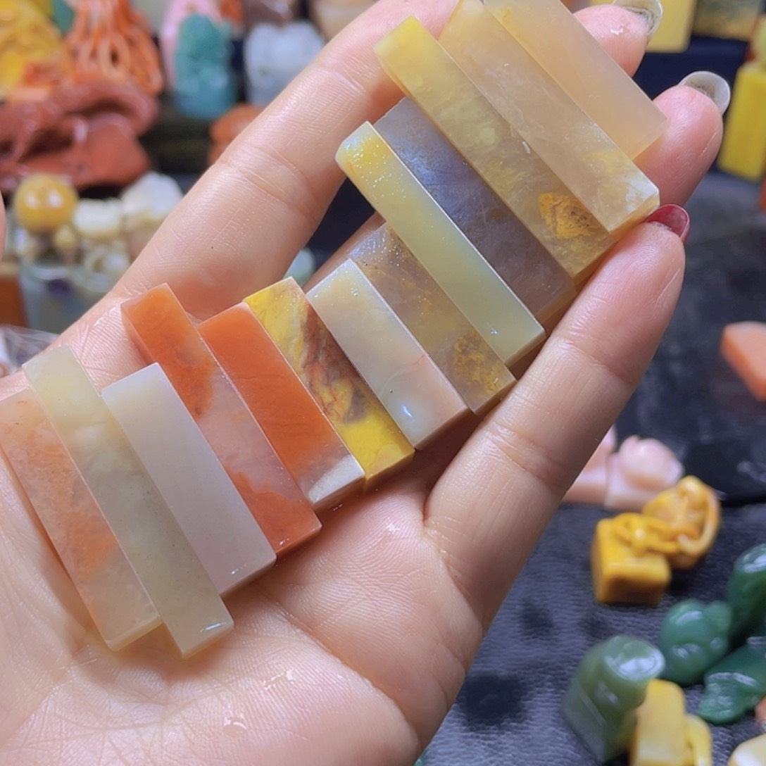 昌化石印石石料一把