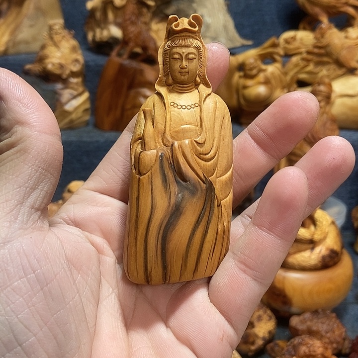 柏木（崖柏）手把件手把件手把件