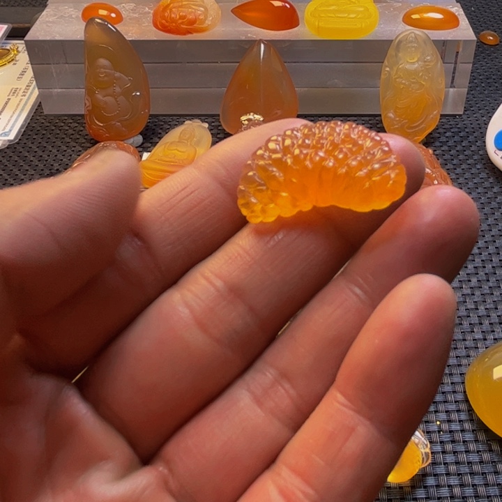 原***星石英质玉未镶嵌旦面