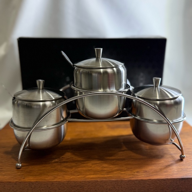 三A304不锈钢家用调味罐调料罐