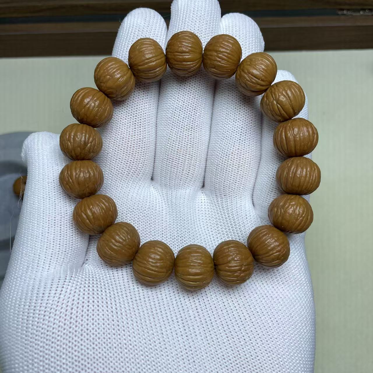 溪晨核作-土豪手串、三维同尺、精挑精卡、桩型好。