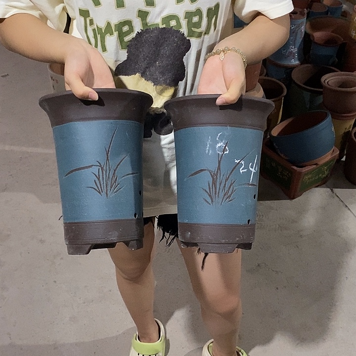 紫砂花盆紫砂花盆