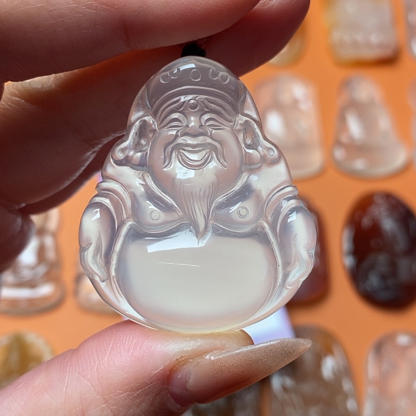 【闪购商品】玛瑙/玉髓颈饰未镶嵌财爷