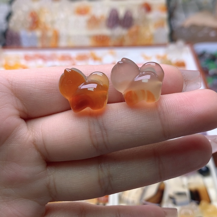 玛瑙/玉髓未镶嵌玛瑙溜达猫