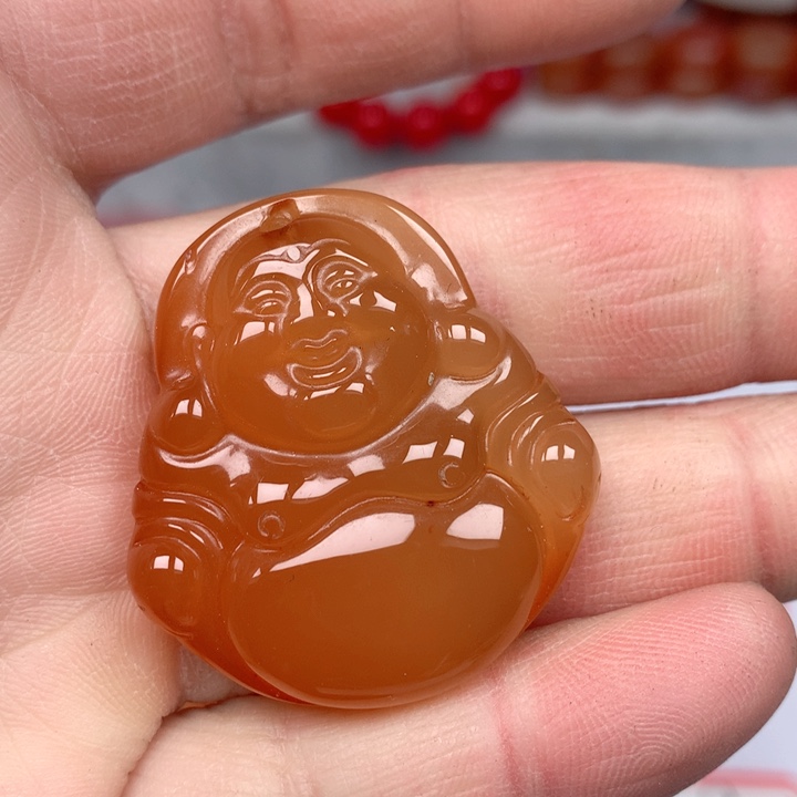 玛瑙/玉髓颈饰未镶嵌朱*晓