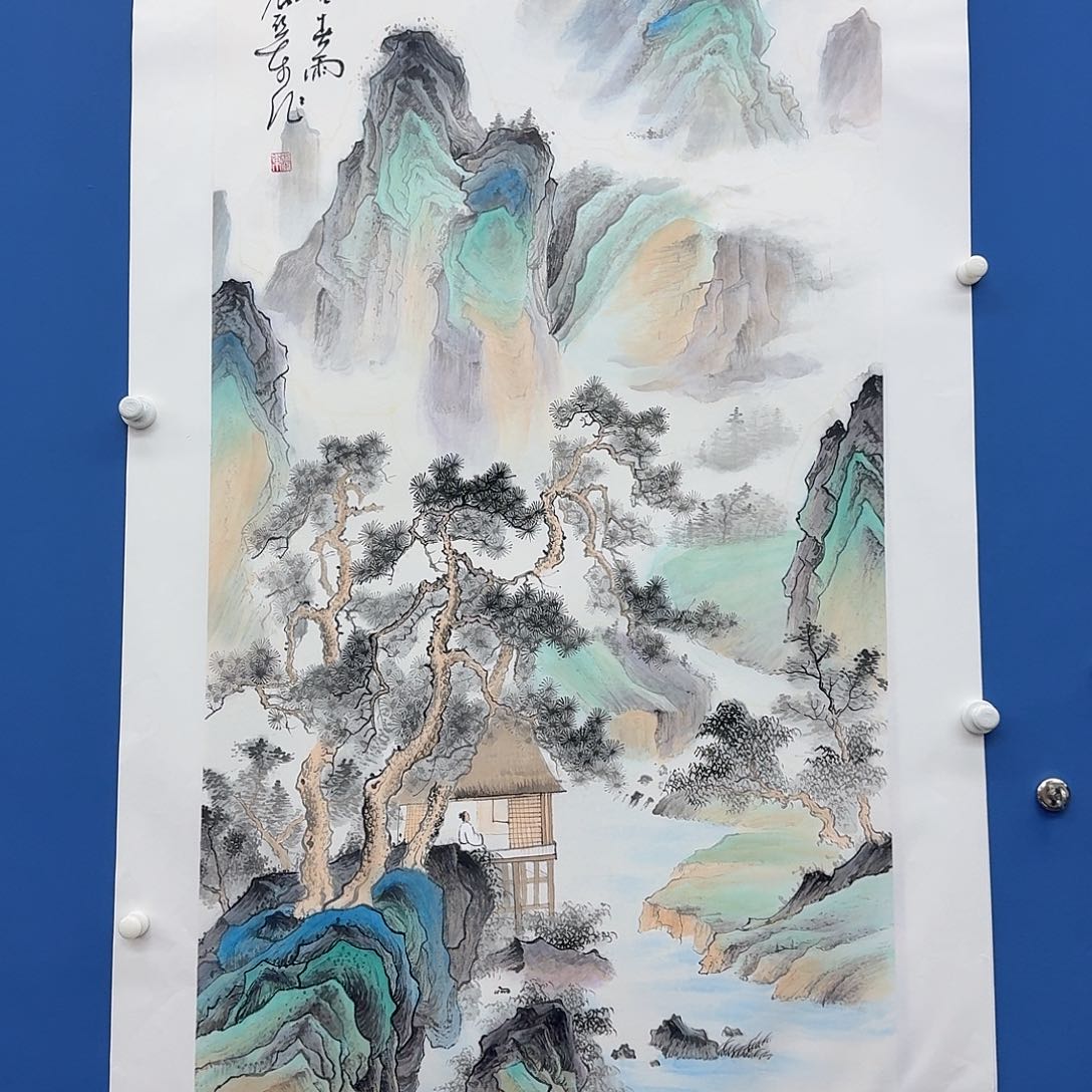 国画多次参加国内外大型