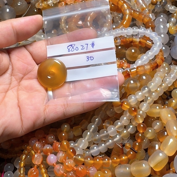 玛瑙/玉髓颈饰未镶嵌巾*88027