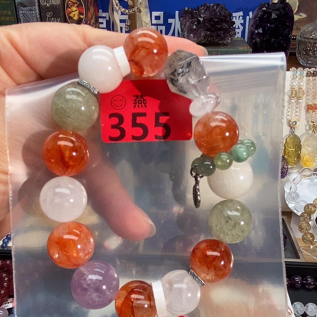 水晶手链未镶嵌多样性发一