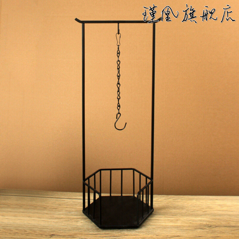 铁艺架 凉炉架炭炉架子带钩茶道零配炭炉煮茶套装砂铫壶日式防烫